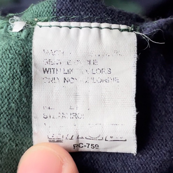 IZOD Rugby Striped Long Sleeve Shirt XL - Picture 6 of 13